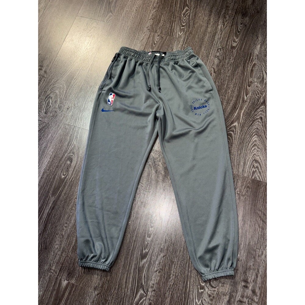 XL-Tall Nike New York Knicks NBA Basketball Team Issued PE On-Court Warmup Pants